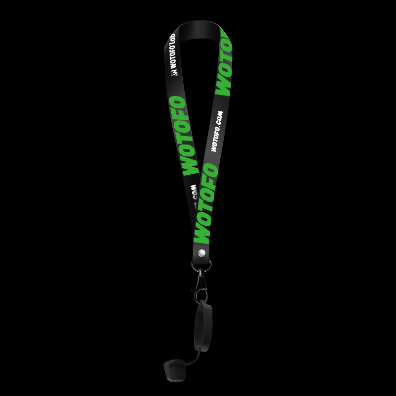 wotofo-nexpod-lanyard-tour-de-cou-pod-45cm-noir-vert image 2