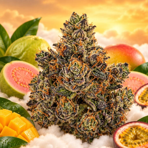 green-kartel-fleurs-cbd-guava-indoor-tropicale-relaxante image 2