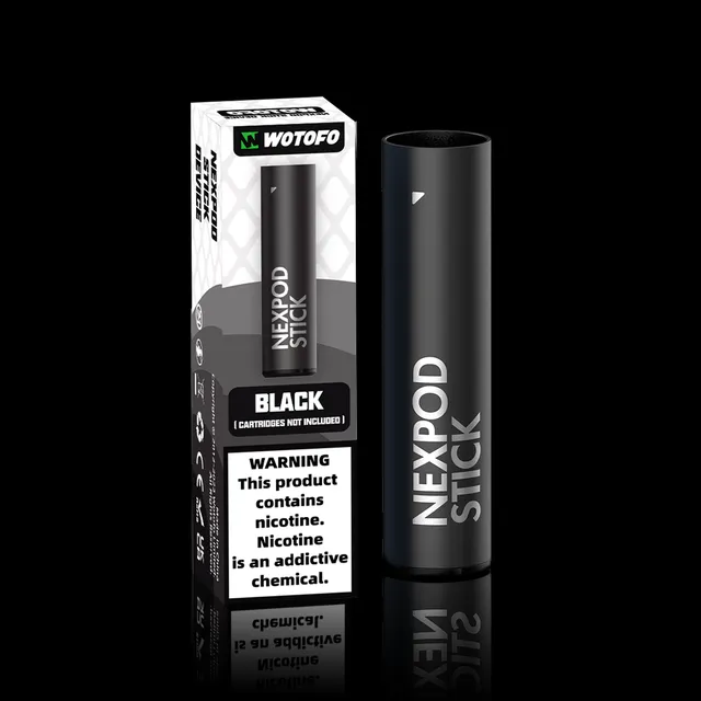 wotofo-nexpod-stick-pod-noir-batterie-type-c image 1