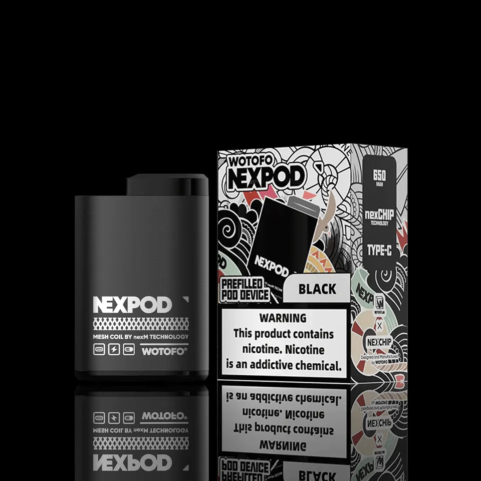wotofo-nexpod-device-pod-cigarette-electronique-black-650mah image 1