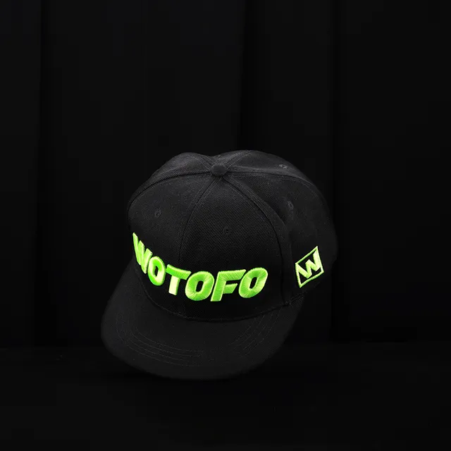 ofrf-wotofo-hat-casquette-noire-logo-vert-taille-unique image 1