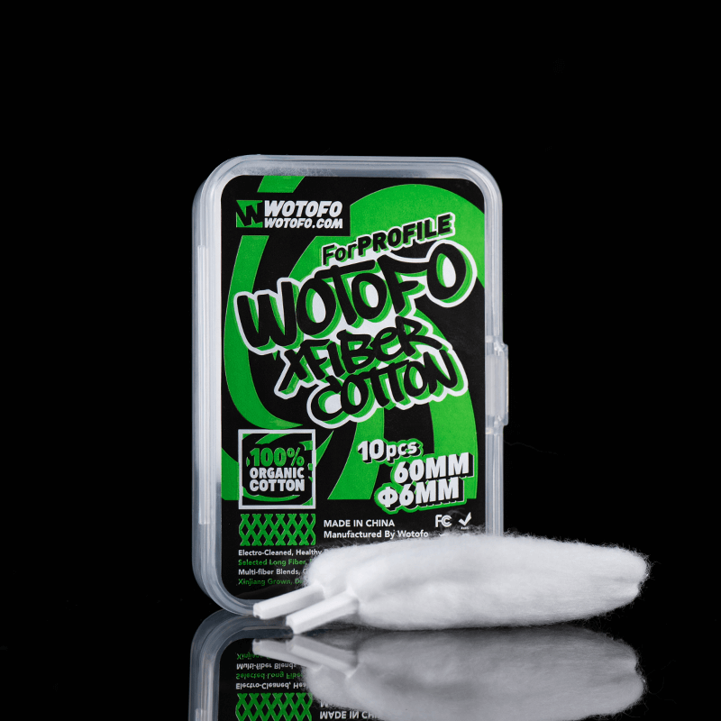wotofo-profile-xfiber-coton-6mm-10-bandes-bio-2 image 1