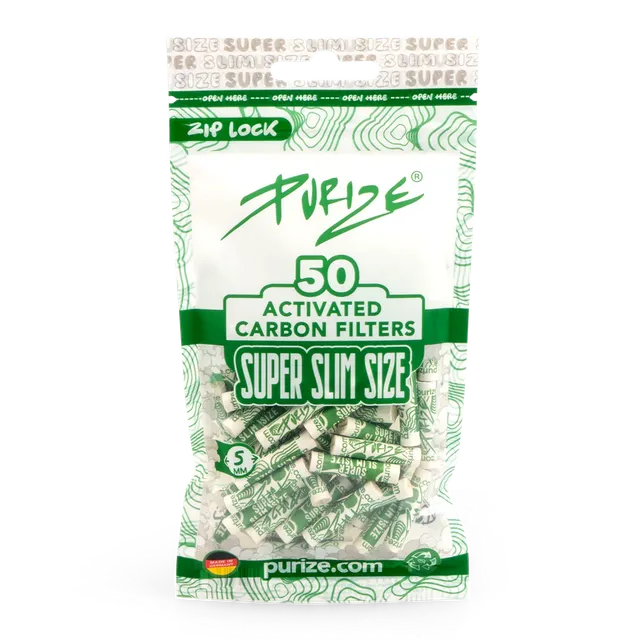 purize-super-slim-filtre-charbon-actif-5-mm-x50 image 1