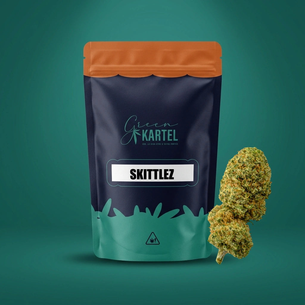green-kartel-skittlez-trim-cbd-4-fleur-10g-fruit image 1