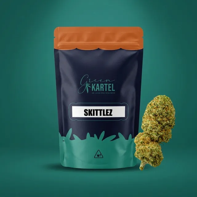 green-kartel-skittlez-trim-cbd-4-fleur-10g-fruit image 1