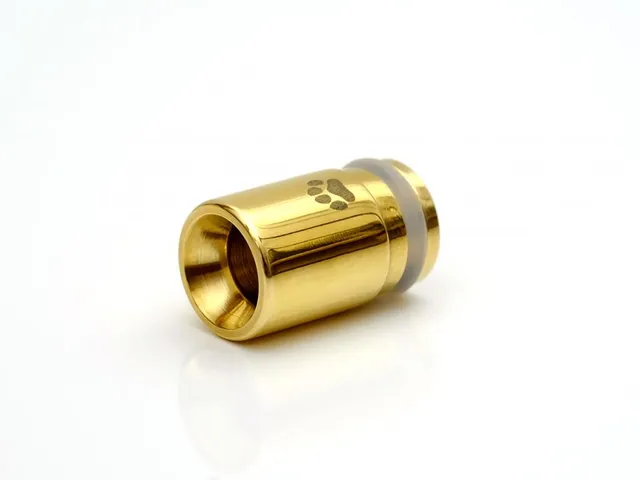 animodz-gold-flea-drip-drip-tip-laiton-plaqu-or-24k image 1